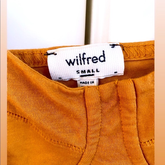 Aritzia Wilfred orange/tan tank top - size small - Picture 2 of 2